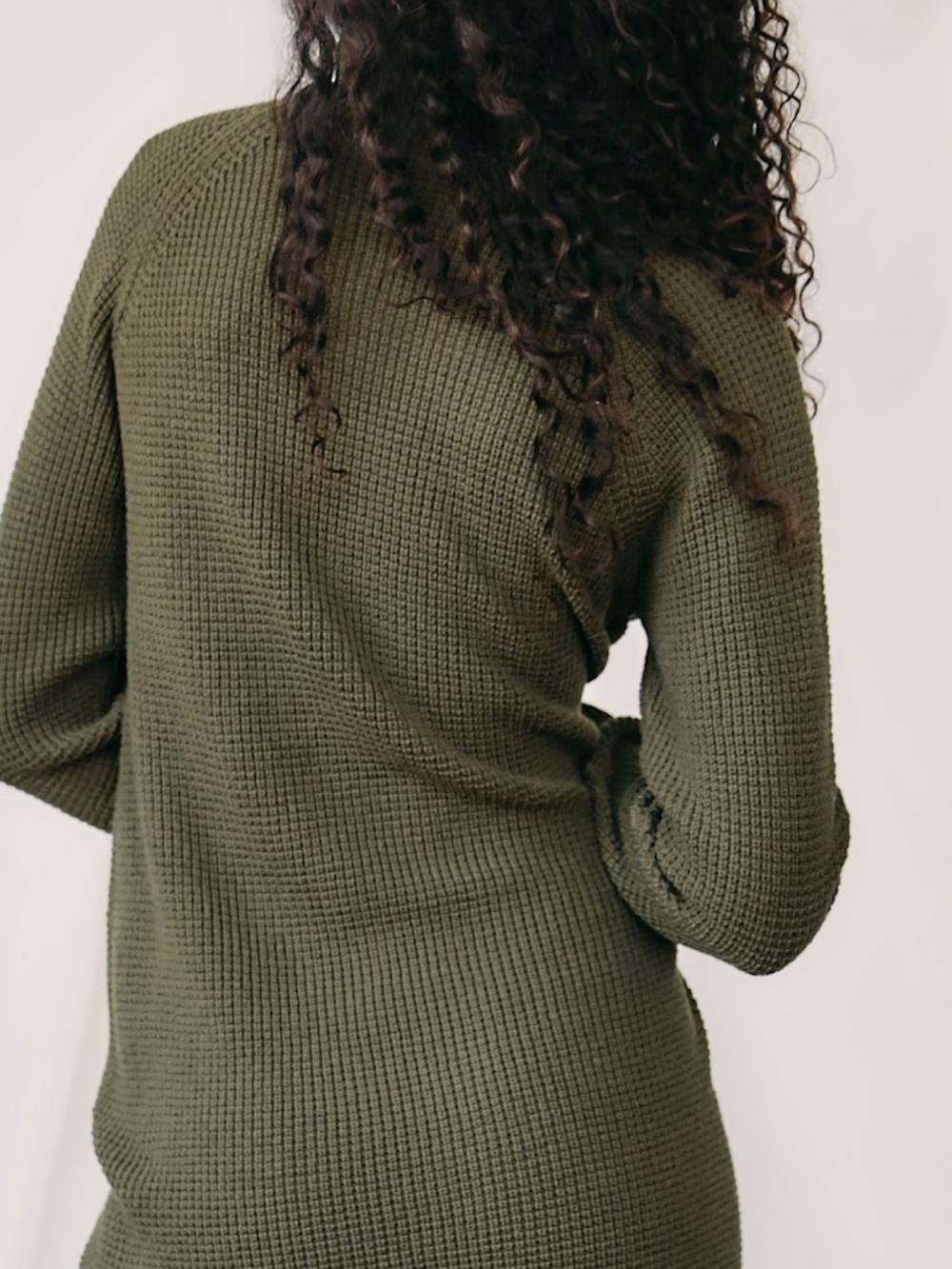 Aritzia Black Chunky Turtleneck Sweater Dress - Picture 9 of 9